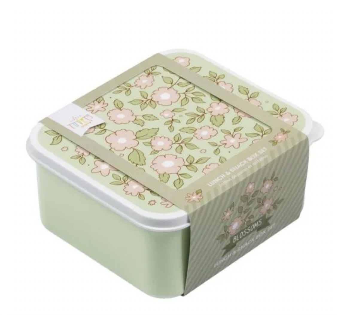 Boîte à goûter - snack box - Fleurs