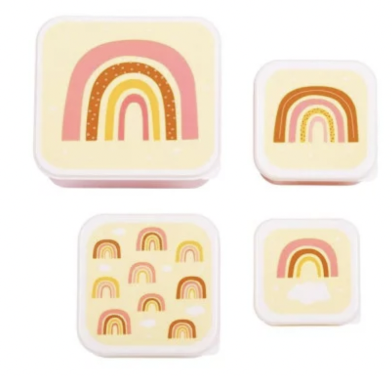 Boîte à goûter - snack box - Arc-en-ciel
