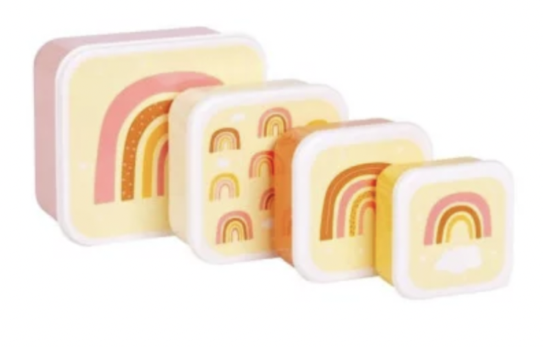 Boîte à goûter - snack box - Arc-en-ciel