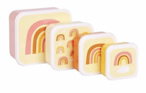 Boîte à goûter - snack box - Arc-en-ciel