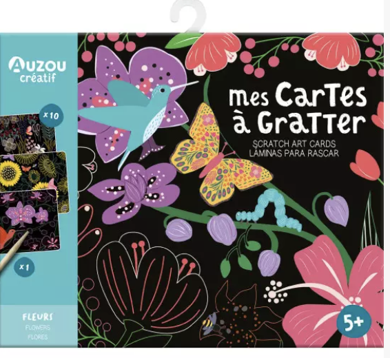 Mes cartes à gratter - Fleurs
