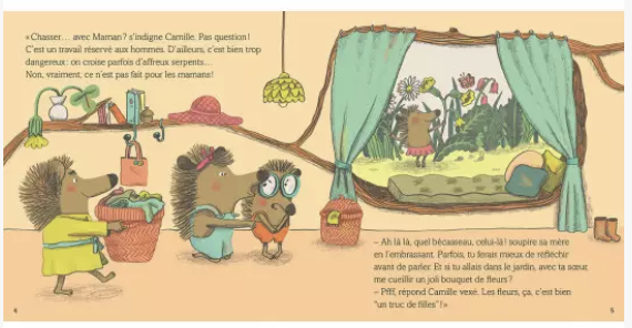Camille peut jouer à tout