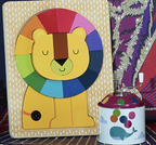 Puzzle / encastrement en volume - Lion