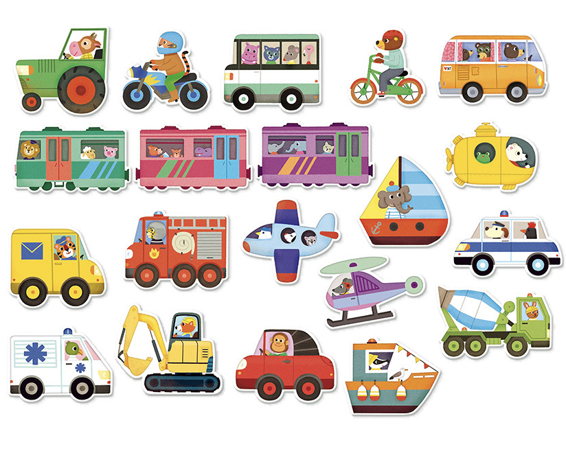 Magnets des transports