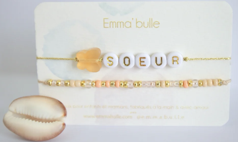 Bracelet "Les Persévérantes" - Corail