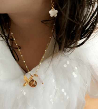 Boucles d'oreilles "Les Pensives " - Blanches