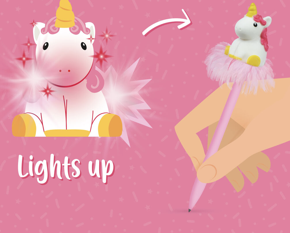 Stylo - Licorne Lumineuse