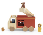 Camion de pompier en bois