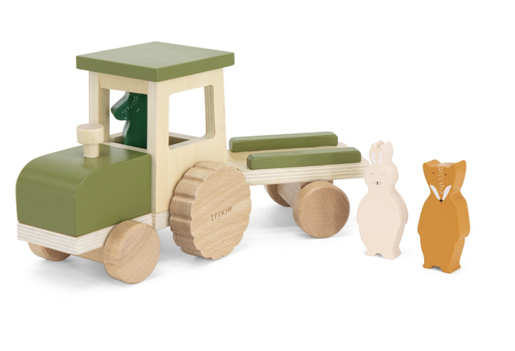 Tracteur en bois