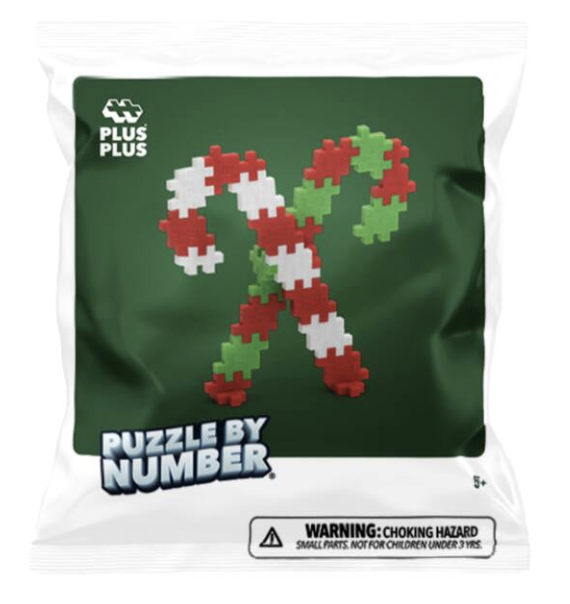 Plus-plus - Sachets Noël - Sucre d'orge