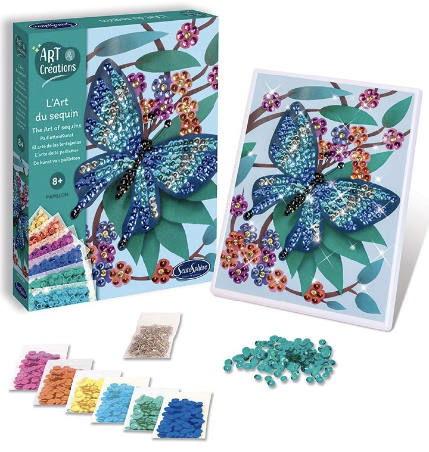 L'Art du Sequin : Papillon