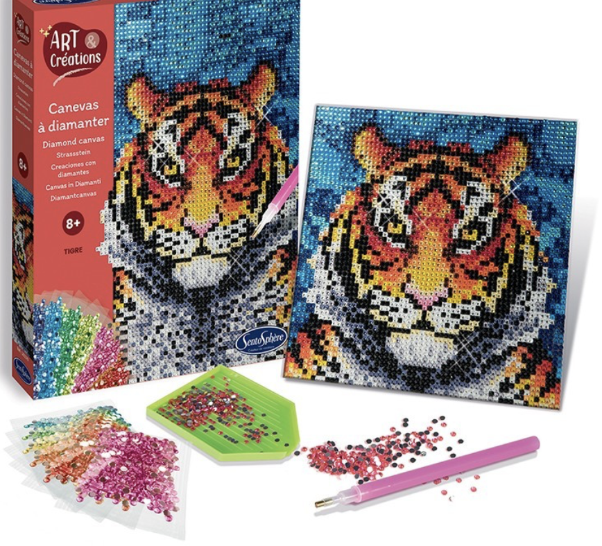 Canevas à diamanter  : Tigre