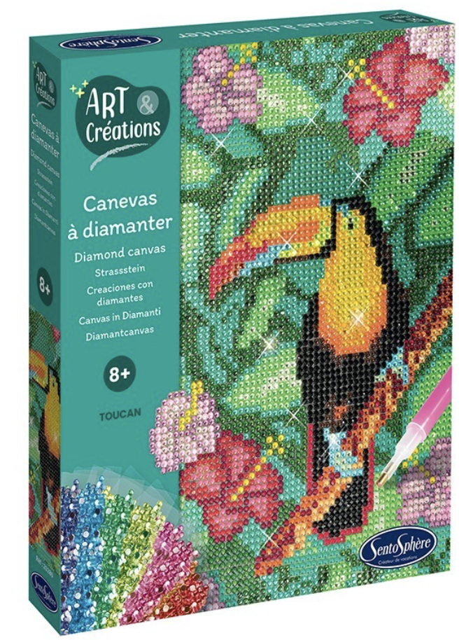 Canevas à diamanter  : Toucan