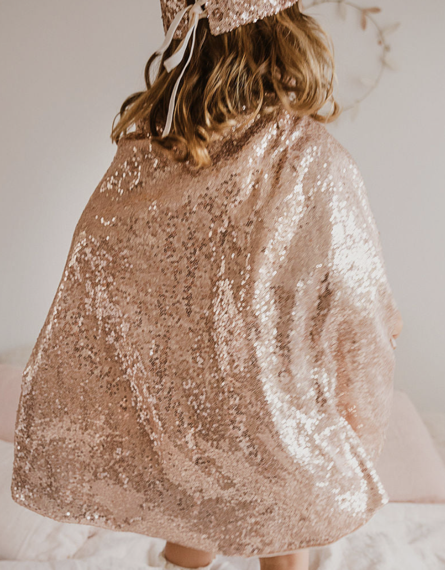 Cape - Sequins roses