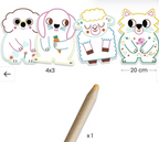 Coloriages à révéler - Animaux familiers