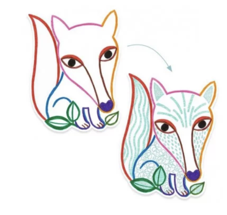 Coloriages à révéler - Animaux de la forêt
