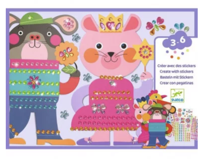 Créer avec des stickers - Eclatant