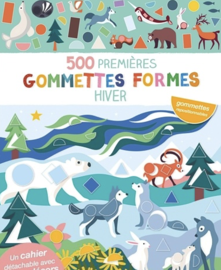 500 Gommettes Formes Hiver