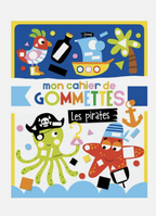 Mon cahier de gommettes - Les pirates
