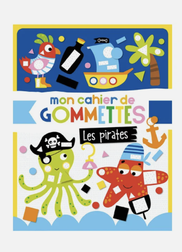 Mon cahier de gommettes - Les pirates