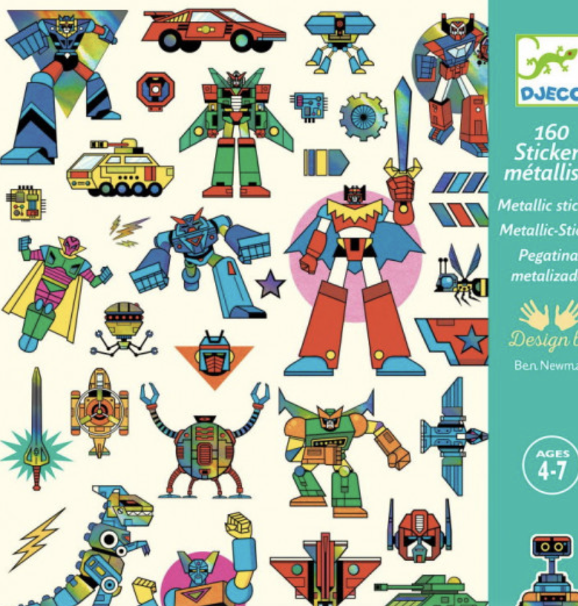 Stickers Autocollant - Robots