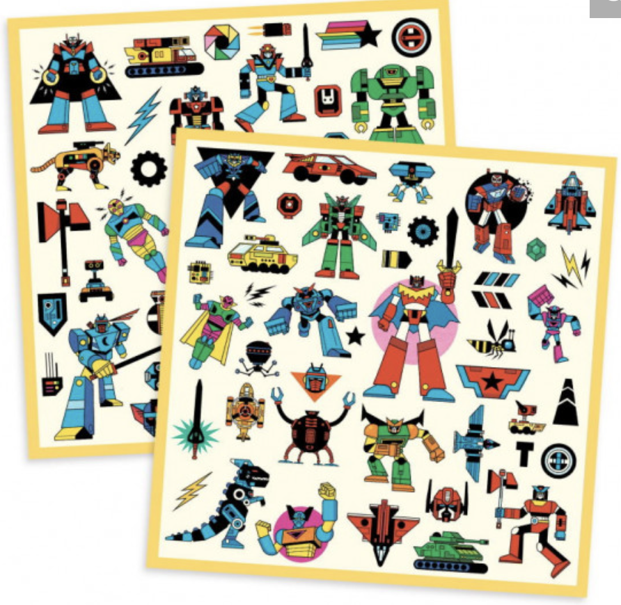 Stickers Autocollant - Robots