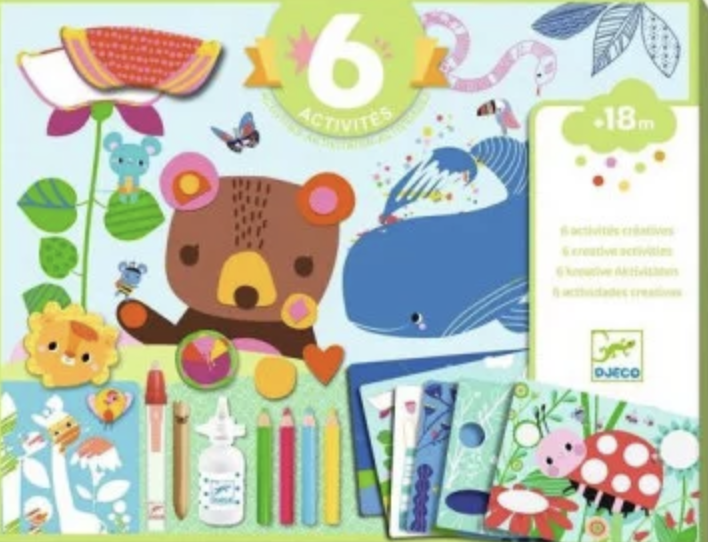 Coffret 6 activités créatives - La souris et ses amis