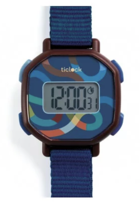 Montre digitale - Blue Volute