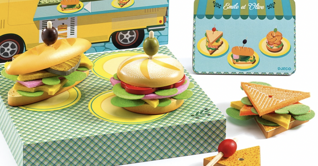 Emile & Olive  - Préparer des sandwichs