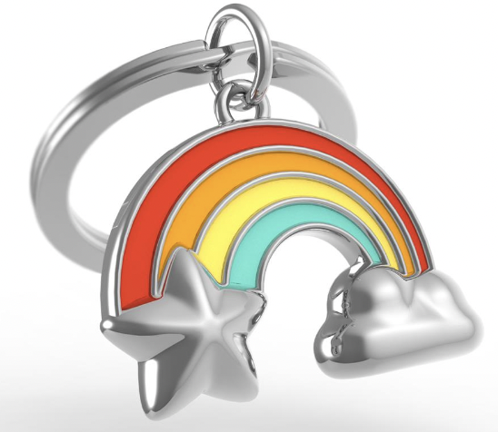 Porte clés - Arc-en-ciel