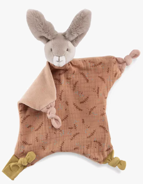 Doudou Lapin Argile - Trois petits lapins