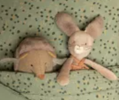 Hérisson musical - Trois petits lapins