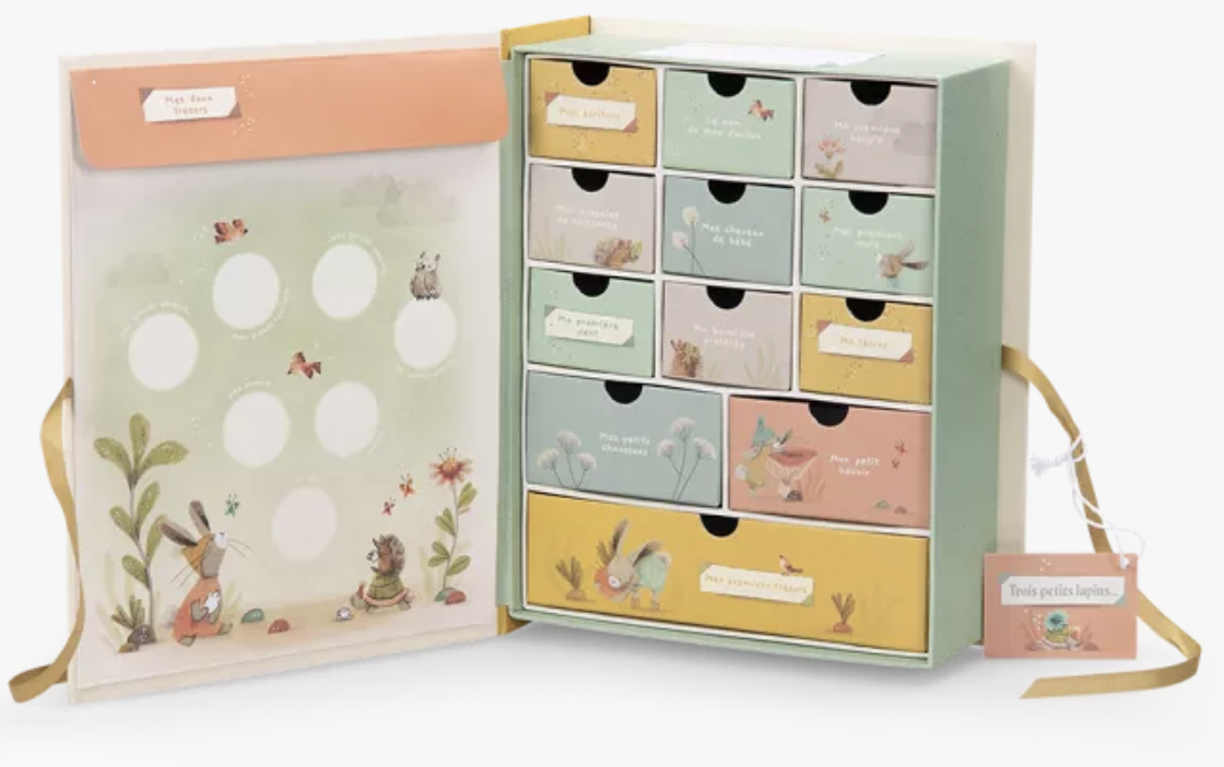 Coffret naissance - Trois petits lapins