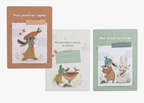 Carte naissance 12 mois - Trois petits lapins