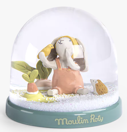 Boule à neige - Trois petits lapins