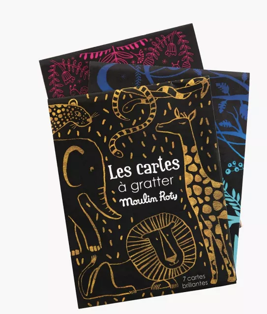 Cartes à gratter  - diff coloris