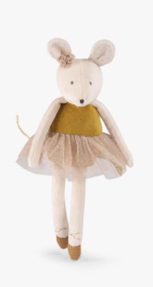 Peluche Souris Or - La petite école de danse