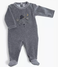 Pyjama Velours - Les Moustaches - différentes tailles