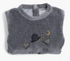 Pyjama Velours - Les Moustaches - différentes tailles