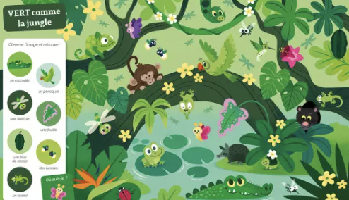 Cherche et trouve des tout-petits - Les couleurs