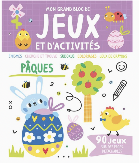 Mon grand bloc de Jeux et d'activités - Pâques