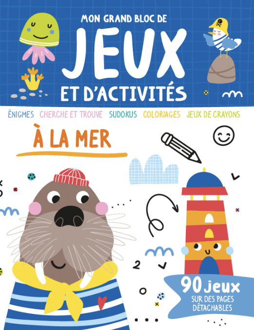 Mon grand Bloc de jeux et d'activités - À la mer