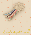 Barrette - Étoile filante Multicolore