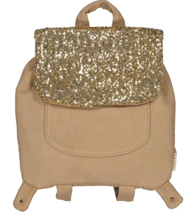 Sac à dos - Sequins Dorées