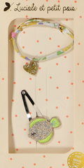 Coffret barrettes et bracelet - Poisson à pois / Bracelet Betsy