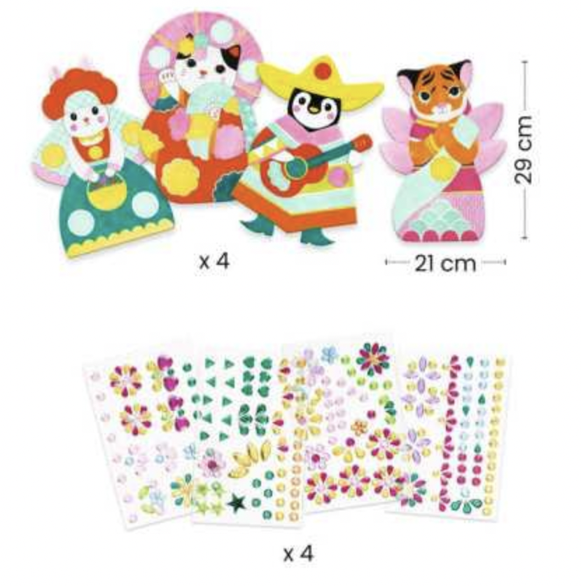Créer avec des stickers - Brillants