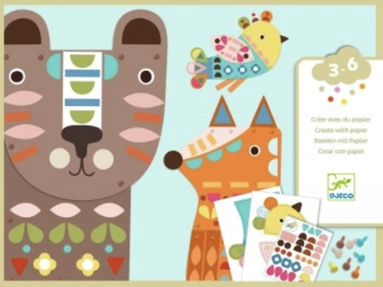 Créer avec du papier- 3 animaux géants