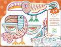 Coloriages à révéler - Famille sauvages