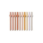 Pailles silicones réutilisables - rose