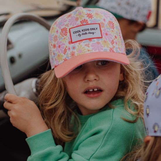 Casquette hello hossy -  Retro Flowers